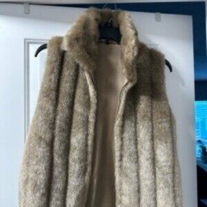Faux fur vest